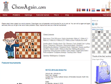 Tablet Screenshot of chessagain.com
